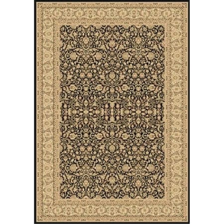 Dynamic Rugs Legacy 7.10 x 10.10 58004-090 Rug - Black LE91258004090